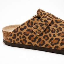 Leopard Suede Clogs