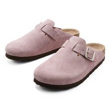 Suede Clogs